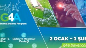 Bayer’in G4A Girişim Hızlandırma Programı’na Başvurmak için Son 1 Hafta
