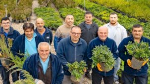 İzmir’in renkleri Büyükşehir fidanlıklarında filizleniyor