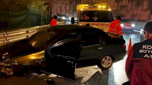 Kocaeli A Takımı'ndan kazaya anında müdahale