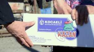 Kocaeli'de 'Gönül Kazan' ile sofralara sıcak yemek