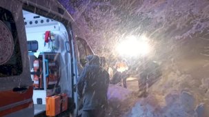 Malatya'da karda mahsur kalanlar kurtarıldı