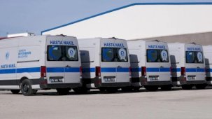 Samsun'da hasta nakil aracı sevinci