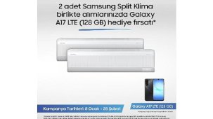 Samsung Split Klimalarda Galaxy A17 telefon fırsatı kampanyası!