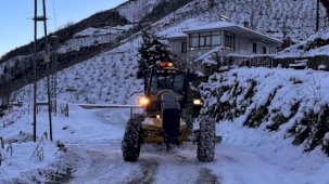 Trabzon'da yoğun kar mesaisi! Tüm yollar açıldı
