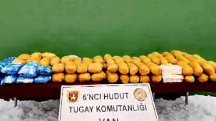 Van Hudut Hattı'nda 50 kilogram uyuşturucu ele geçirildi