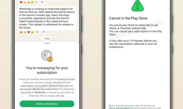 WhatsApp reklamsız aboneliğe hazırlanıyor!