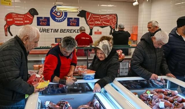 Başkent Market'te et satışı tam gaz