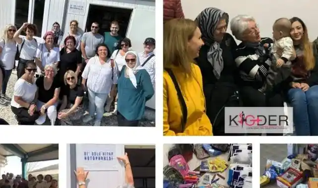 KİGDER deprem bölgesinden elini çekmedi