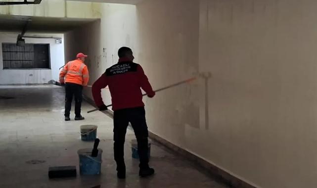 Kocaeli Gebze Erenler Caddesi alt geçidine kapsamlı bakım