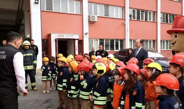 Konya ’da 45 bin ilkokul 1'lere itfaiye eğitimi