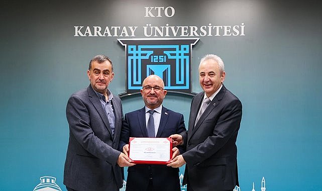 KTO Karatay Üniversitesi ev sahipliğinde, TS ISO 46001 Belge takdim töreni gerçekleştirildi