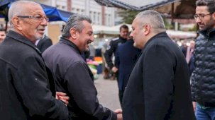 Başkan Özarslan’dan Ayvalı Semt Pazarı’na ziyaret