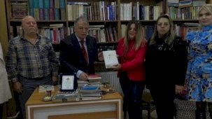 Erzurum’un yaşayan hafızası Prof. Dr. Kürkçüoğlu’na vefa plaketi