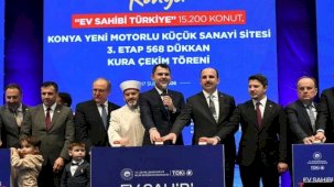 Konya'da da konut kuraları çekildi