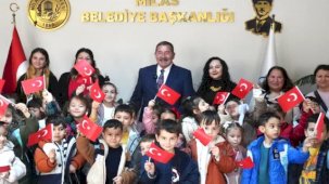 Muğla Milas’ta anaokulu öğrencileri yerel yönetimleri tanıdı