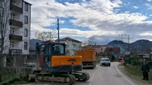 Ordu'da yol çalışmaları hızlandı