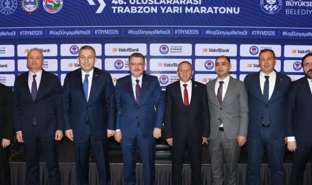 Trabzon’da 46. Uluslararası Yarı Maraton tanıtıldı