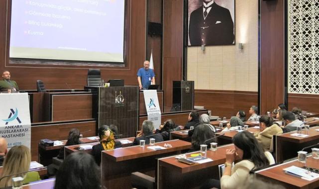 Ankara Keçiören'de belediye personeline sağlık bilinçlendirmesi