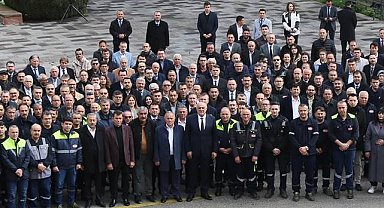 Başkan Erkoyuncu çalışanlarla bayramlaştı