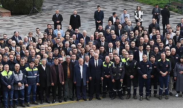 Başkan Erkoyuncu çalışanlarla bayramlaştı
