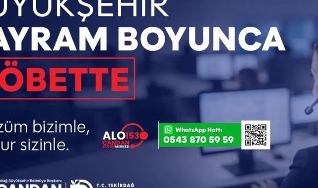 Büyükşehir bayram boyunca görev başında