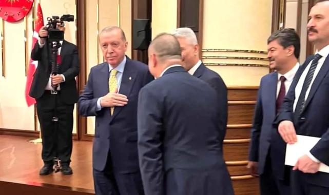 Cumhurbaşkanı Erdoğan, Uluslararası Esnaf Birliği Temsilcilerini kabul etti