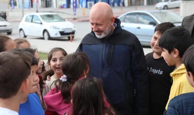 Kayseri Kocasinan'da toprakla büyüyen çocuklar mutlu