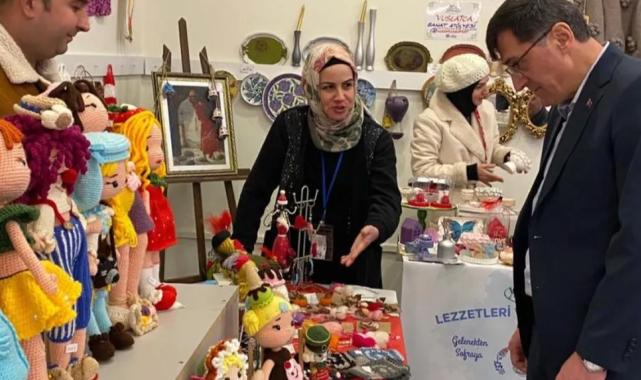 Kütahya'da yöresel stantlara Başkan Kahveci'den ziyaret