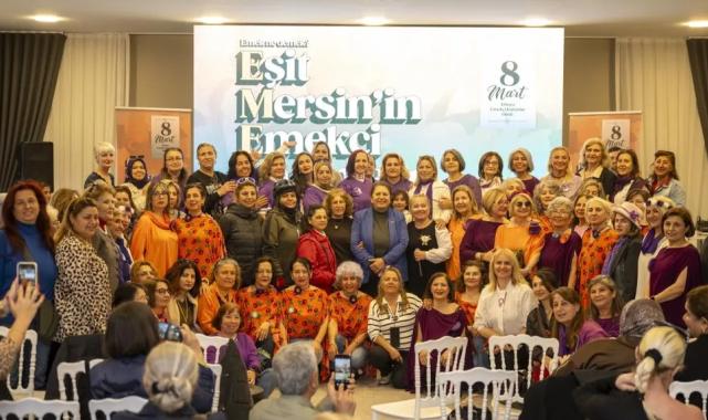 Mersin’de 8 Mart ‘Eşit Mersin’in Emekçi Kadınları’ vurgusuyla kutlandı