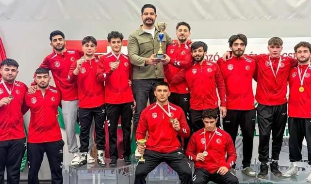 Sakarya'nın milli sporcularından Macaristan’da çifte madalya