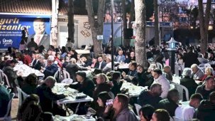 Antalya Muratpaşa'da 2 bin kişilik sofra