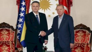 Cumhurbaşkanı Erdoğan, Beçiroviç'i Dolmabahçe'de ağırladı