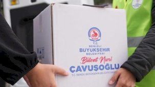 Denizli Büyükşehir’den 25 bin aileye gıda kolisi
