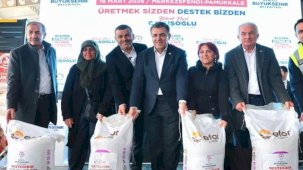 Denizli Büyükşehir’den Üreticiye 2 Milyon Kiloluk Gübre Desteği