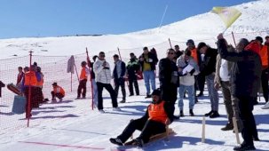 Erciyes'te Geleneksel Kızak Türkiye Şampiyonası heyecanı