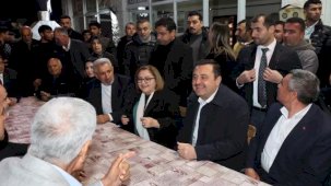 Gaziantep Karkamış'ta aynı sofrada buluştular