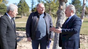 Kayseri Melikgazi'den Gesi Mesire Alanı'nda köklü mesai