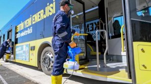 Mersin’de toplu taşımada hijyen ve güvenlik seferberliği