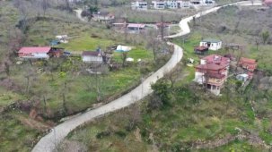 Ordu Fatsa’da beton yol konforu Bucaklı’ya ulaştı