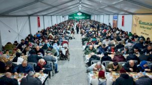 Samsun'da iftar çadırlarına yoğun ilgi