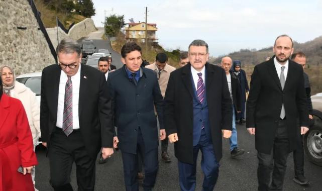 Trabzon'da Başkan Genç Sürmene’de çalışmaları inceledi