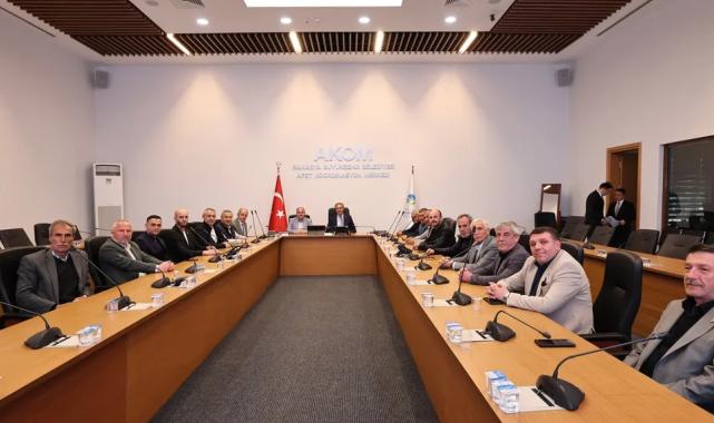 Başkan Alemdar Serdivan muhtarlarını AKOM’da ağırladı