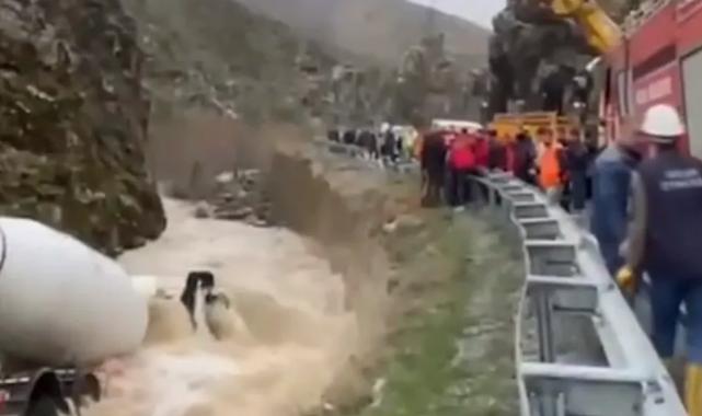 Bitlis Hizan’da beton mikseri kazası