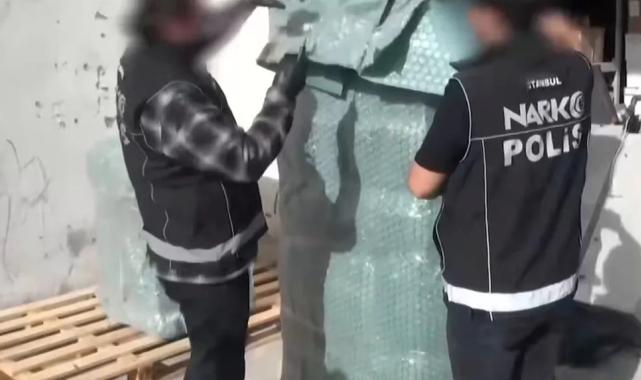 Esenyurt'ta kargoya gizlenmiş 28 kiloluk uyuşturucu ele geçirildi