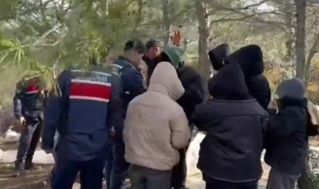 Jandarmadan kaçak göçmen operasyonu