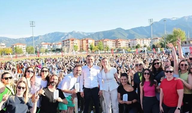 Kadınların ritmi Denizli’ye enerji kattı
