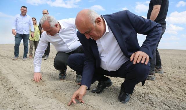 Konya'da pancar ekimine start verildi!