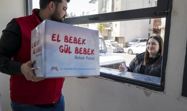 Mersin’de bebeklere “El Bebek Gül Bebek” desteği