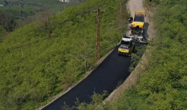 Ordu Altınordu’da grup yolu asfaltlanıyor