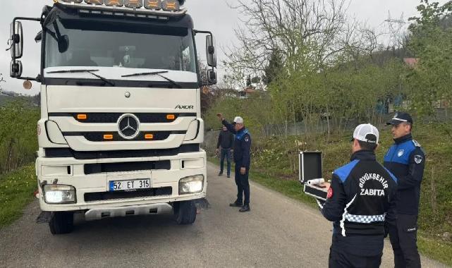 Ordu’da ağır tonajlı araçlara sıkı denetim